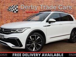 White Used 2021 VW Tiguan R-line SUV | £21,990 (A bit pricey)