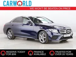 Blue Used 2020 Mercedes E300 AMG line Sedan | £18,790 (Super price)