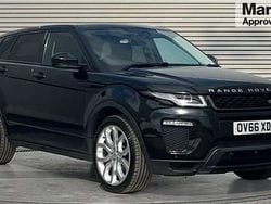 Santorini black metallic Used 2016 Land Rover Range Rover evoque HSE Dynamic Hatchback | £14,739 (Fair price)