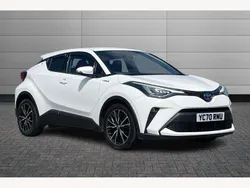Pure white Used 2020 Toyota C-HR SUV | £17,250 (Fair price)