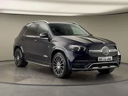 Cavansite blue Used 2022 Mercedes GLE400 AMG line Estate | £46,000 (Fair price)