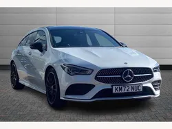 White Used 2023 Mercedes CLA220 Shooting Brake AMG Line Premium Plus Estate | £30,990 (Expensive)