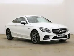 White Used 2021 Mercedes C43 AMG Premium Coupe | £32,499 (Good price)