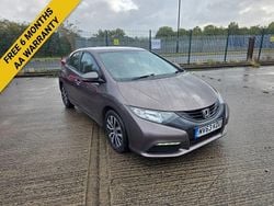 Brown Used 2013 Honda Civic SE Hatchback | £5,795 (Fair price)