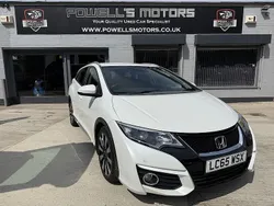 White Used 2016 Honda Civic SR Estate | £6,795 (Expensive)