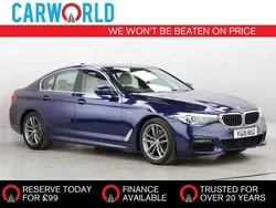 Blue Used 2019 BMW 520 M Sport Sedan | £18,990 (Good price)