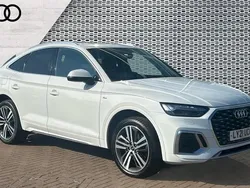 White Used 2021 Audi Q5 S-Line SUV | £30,179 (A bit pricey)