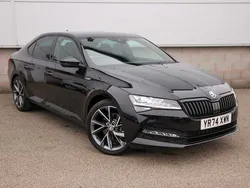 Black magic pearl effect Used 2024 Skoda Superb SportlinePlus Hatchback | £25,490 (Fair price)