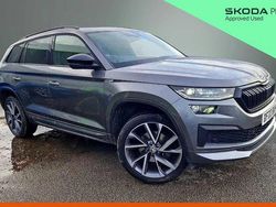Graphite grey metallic Used 2022 Skoda Kodiaq SportLine SUV | £27,400 (Fair price)