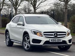 White Used 2015 Mercedes GLA220 AMG line SUV | £7,976 (Fair price)