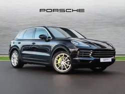Jet black metallic Used 2021 Porsche Cayenne SUV | £52,900