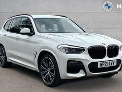 Alpine white Used 2021 BMW X3 M Sport SUV | £30,280 (Good price)