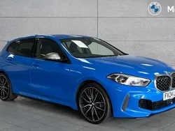 Misano blue metallic Used 2024 BMW M135 Comfort Edition Hatchback | £32,295 (Fair price)