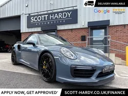 Blue Used 2017 Porsche 911 Turbo S Coupe | £104,991 (Expensive)