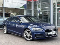 Blue Used 2018 Audi A5 S-Line Coupe | £13,800 (Fair price)