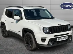 White Used 2021 Jeep Renegade Night Eagle SUV | £13,641 (Fair price)