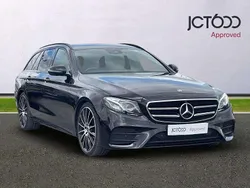Black Used 2019 Mercedes E220 AMG line Estate | £25,345 (Fair price)