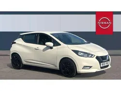 White Used 2021 Nissan Micra Acenta Hatchback | £9,314 (Fair price)