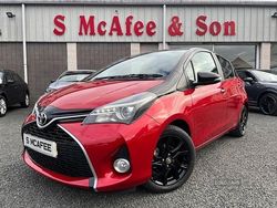 Red/black Used 2017 Toyota Yaris Design Hatchback | £8,900 (Fair price)