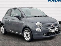 Grey Used 2020 Fiat 500 Lounge Hatchback | £9,990