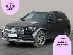 Black Used 2020 Mercedes GLC220 AMG line Estate | £23,289 (Fair price)