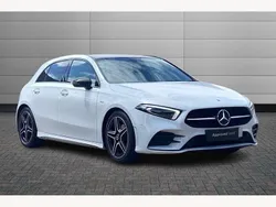 Digital white Used 2022 Mercedes A180 AMG Line Premium Plus Hatchback | £23,490 (Expensive)
