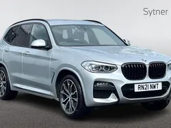Silver Used 2021 BMW X3 M Sport SUV | £32,000 (Fair price)