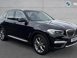 Black sapphire Used 2019 BMW X3 xLine SUV | £24,619 (Fair price)