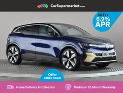 Blue/black Used 2024 Renault Mégane Iconic Hatchback | £21,497 (Fair price)
