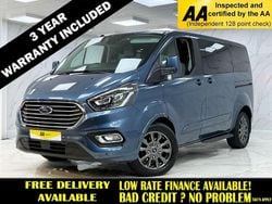 Blue Used 2018 Ford Tourneo Custom Titanium X Van | £22,000 (Good price)
