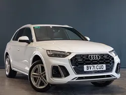 White Used 2021 Audi Q5 S-Line SUV | £28,998 (Fair price)