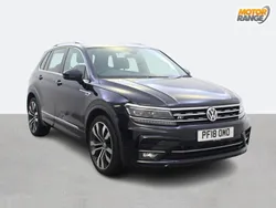 Black Used 2018 VW Tiguan R-line SUV | £18,295 (Fair price)