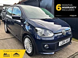 Blue Used 2014 VW up! high up! Hatchback | £2,790 (Good price)