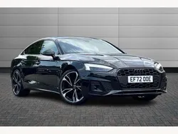 Black Used 2022 Audi A5 Sportback Black Edition Hatchback | £28,895 (Fair price)