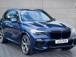 Blue Used 2021 BMW X5 M Sport SUV | £45,895 (Fair price)