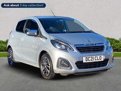 Silver Used 2021 Peugeot 108 Collection Hatchback | £7,999 (Fair price)