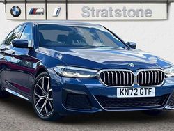 Blue Used 2022 BMW 520 M Sport | £26,299 (Fair price)