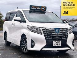 Pearl white Used 2017 Toyota Alphard Executive MPV | £22,995