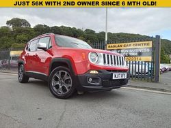 Red Used 2017 Jeep Renegade Limited SUV | £9,495 (Fair price)