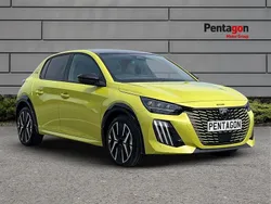 Yellow Used 2024 Peugeot e-208 GTi Hatchback | £22,126 (Expensive)