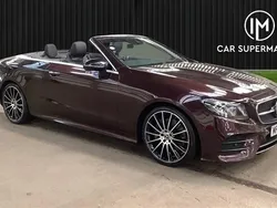 Red Used 2018 Mercedes E300 AMG line Cabriolet | £19,985 (A bit pricey)