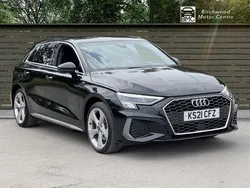 Black Used 2021 Audi A3 Sportback S-Line Hatchback | £19,995 (Fair price)