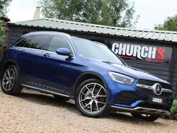 Blue Used 2020 Mercedes GLC300 AMG Line Premium Plus SUV | £27,490 (Fair price)