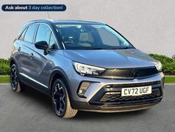 Grey Used 2022 Vauxhall Crossland Ultimate SUV | £13,884 (Fair price)