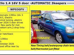 Blue Used 2003 Renault Clio II Privilege Hatchback | £1,890 (Fair price)