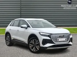 White Used 2022 Audi Q4 e-tron Sport SUV | £21,599 (Fair price)