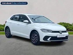 White Used 2025 VW Polo Life Hatchback | £18,497 (Fair price)