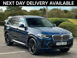 Blue Used 2022 BMW X3 M Sport SUV | £33,995 (Fair price)