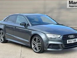 Grey Used 2017 Audi A3 Black Edition Sedan | £13,115 (Fair price)