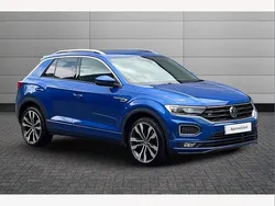 Blue Used 2021 VW T-Roc R-line SUV | £20,490 (Good price)